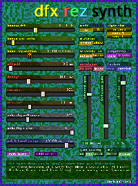 Rez Synth screenshot